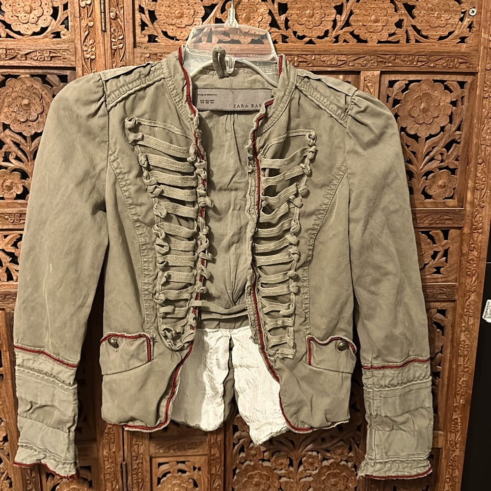 XS ZARA Basic military jacket